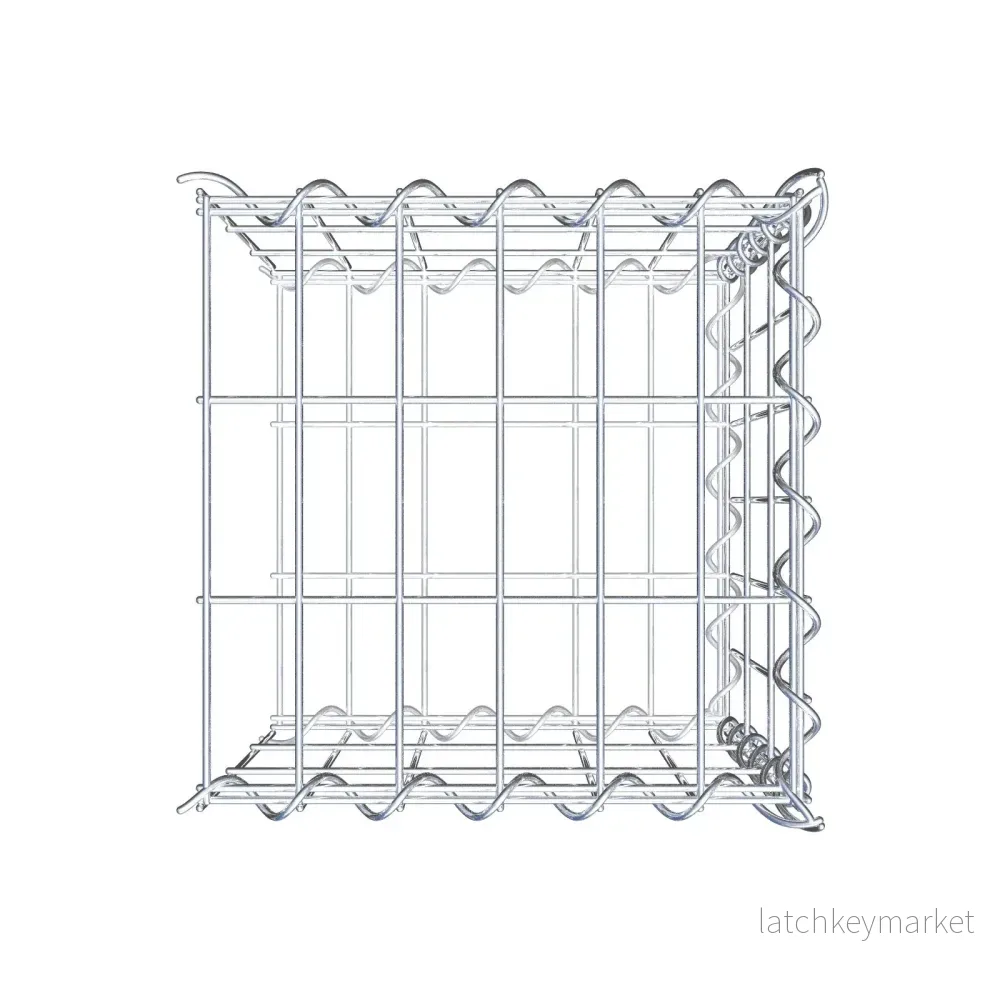 Tilläggsgabion typ 2 30 cm x 30 cm x 30 cm (L x H x D), maskstorlek 5 cm x 10 cm, spiral - Bild 3
