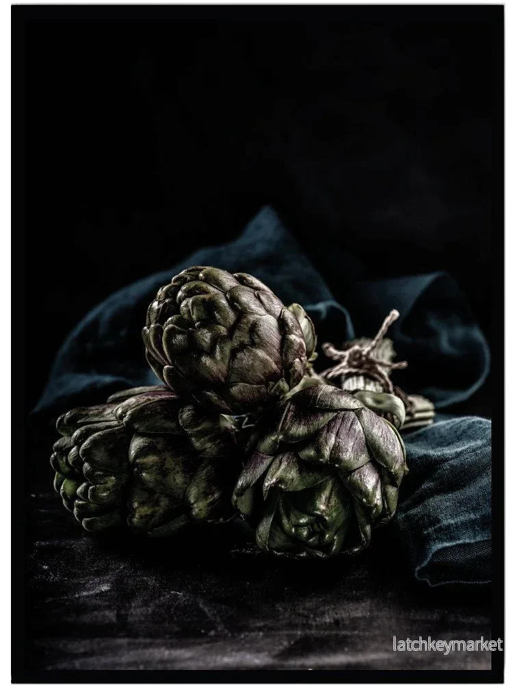 Poster Artichoke Dark Poster Artichoke Dark