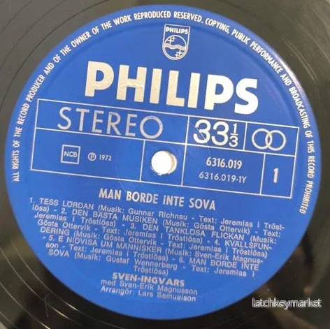 Sven‑Ingvars – Man borde inte sova (Philips) - Bild 2