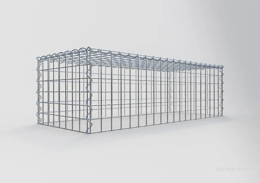 Extra gabion typ 3 100 cm x 30 cm x 40 cm (L x H x D), maskstorlek 5 cm x 5 cm, spiral - Bild 2
