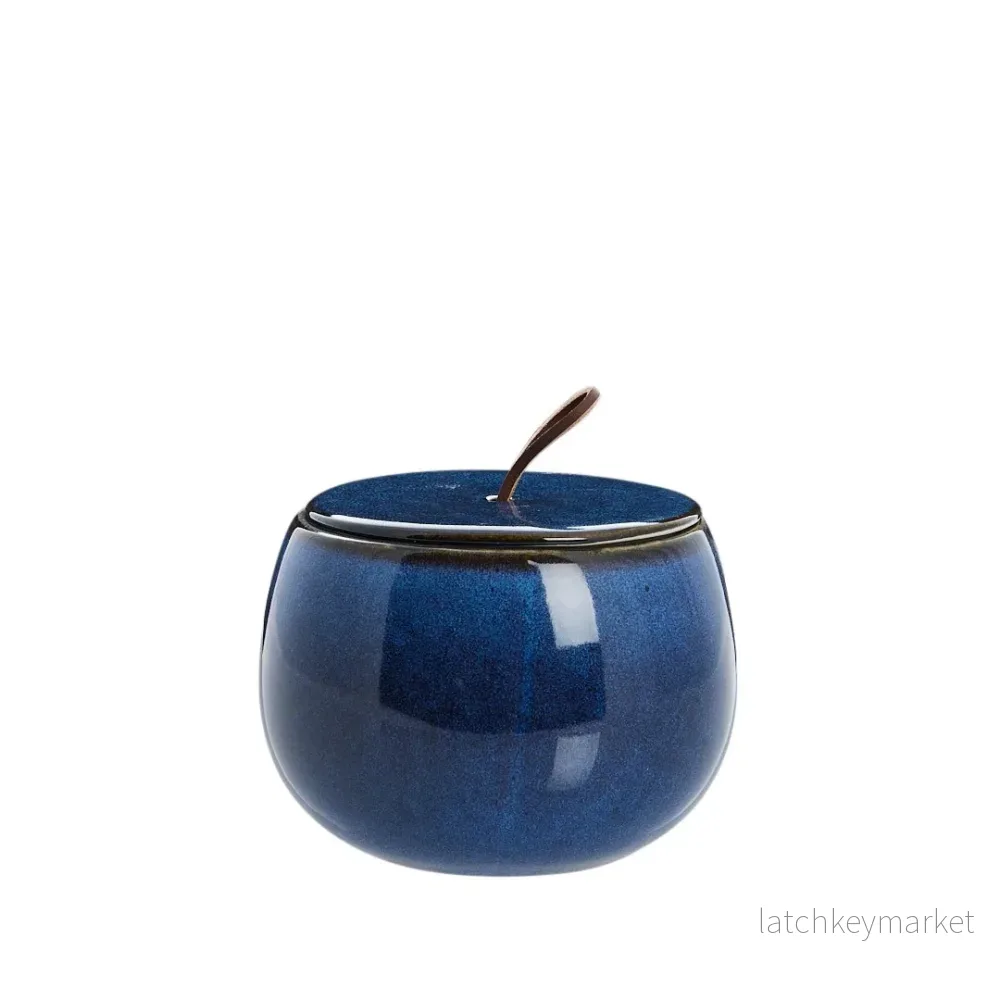 Amera krukka H10,5 Ø13,5 cm. blå Amera krukka H10,5 Ø13,5 cm. blå