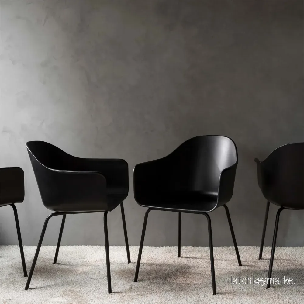 Harbour Chair Black Steel Base - Bild 3