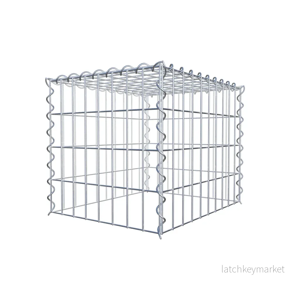 Extra gabion typ 3 50 cm x 40 cm x 40 cm (L x H x D), maskstorlek 5 cm x 10 cm, spiral - Bild 3