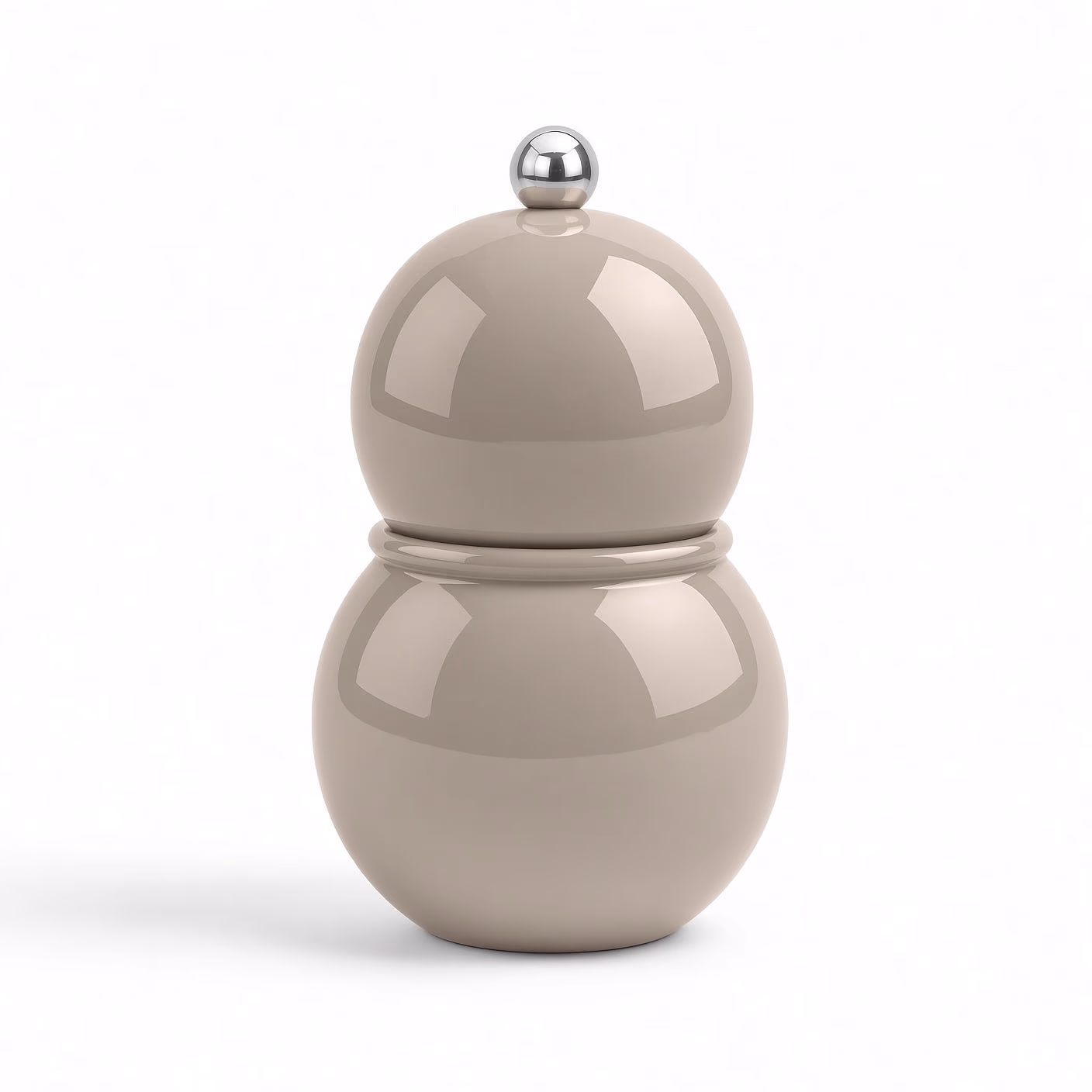 Small Bobbin Salt & Pepper Mill Beige Small Bobbin Salt & Pepper Mill Beige