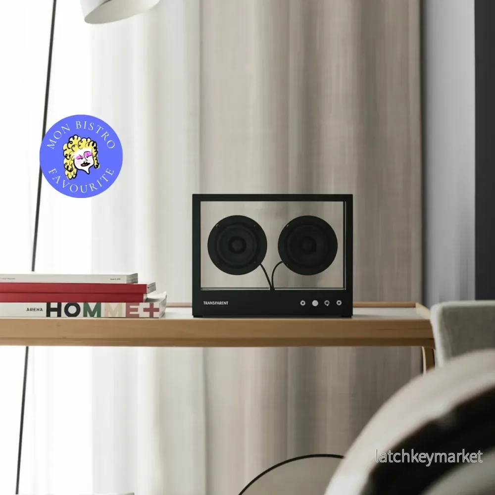 TRANSPARENT Small Speaker Black - Bild 2