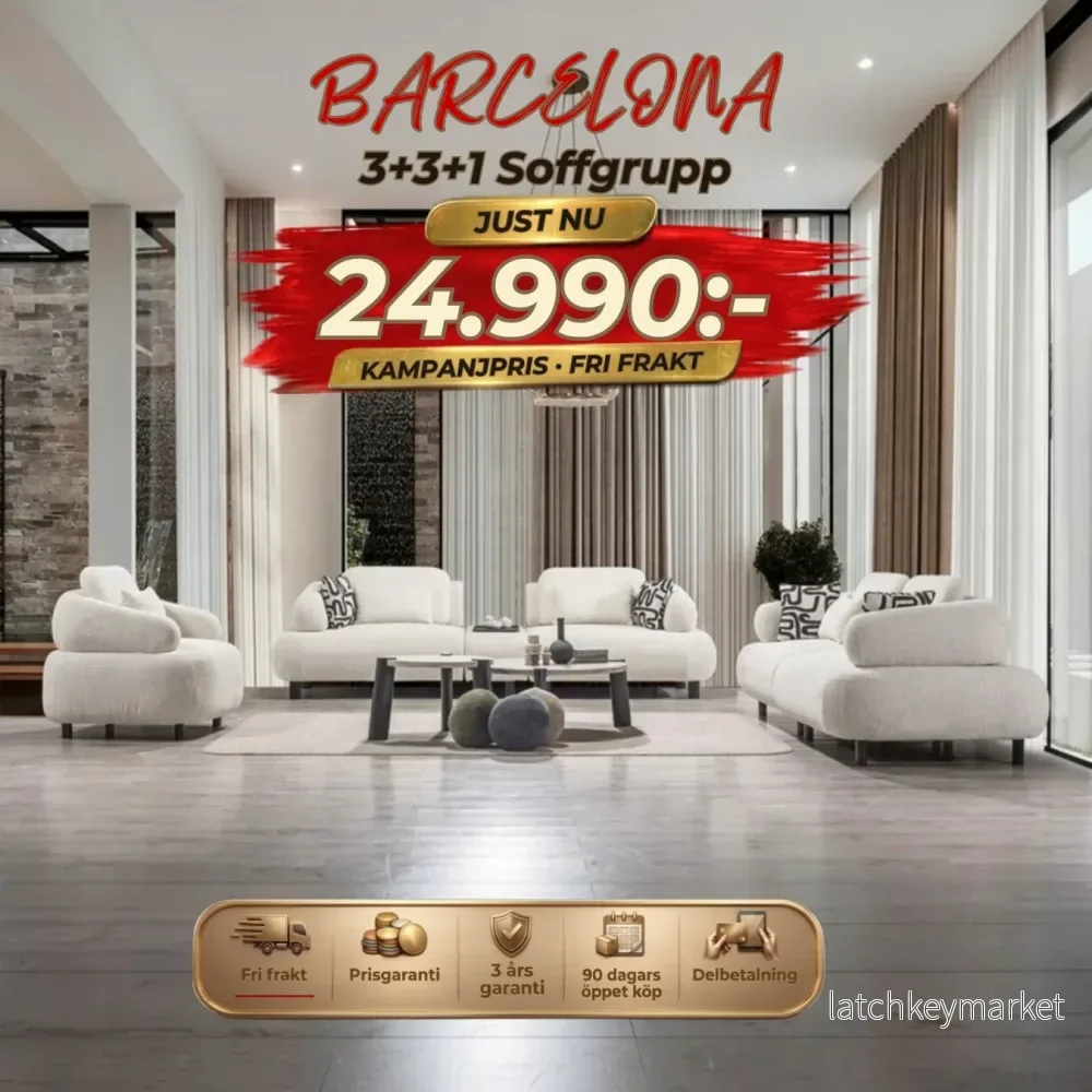 Barcelona 3+3+1 Soffgrupp Barcelona 3+3+1 Soffgrupp