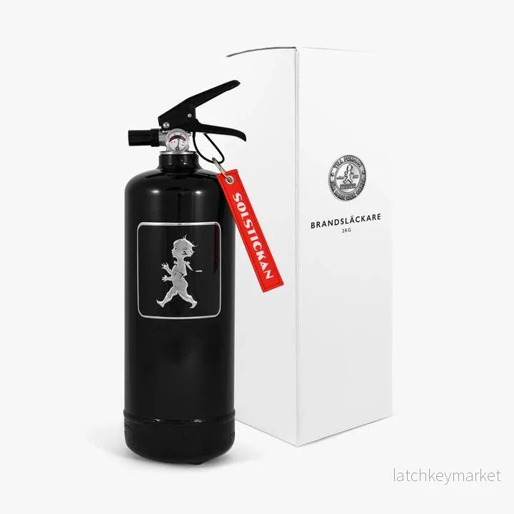 Solstickan Brandsläckare svart/silver 2kg - Bild 2