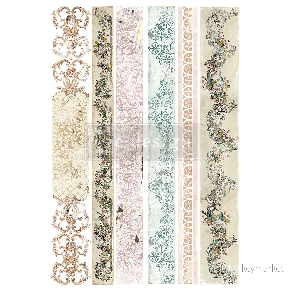 Dekortransfer Distressed borders II Dekortransfer Distressed borders II