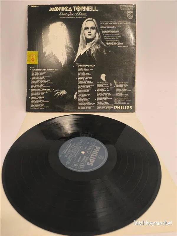 Monica Törnell – Don’t Give a Damn (LP) – VG skick - Bild 2