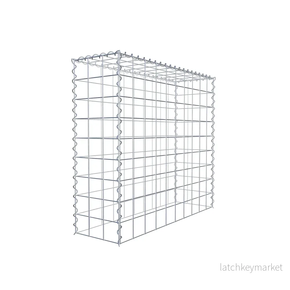 Påväxt gabion typ 3 100 cm x 90 cm x 30 cm (L x H x D), maskstorlek 10 cm x 10 cm, spiral - Bild 3