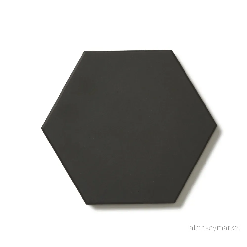 Klinker Victorian Svart Hexagon 15×17 cm Klinker Victorian Svart Hexagon 15×17 cm