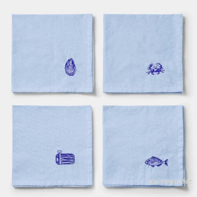 Midnatt Napkin Set Josefin La Mer - Bild 2