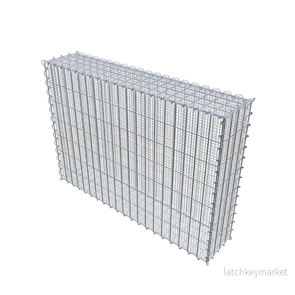 Sandgabion 100 cm x 70 cm x 20 cm (L x H x D), maskstorlek 5 cm x 10 cm, spiral - Bild 2
