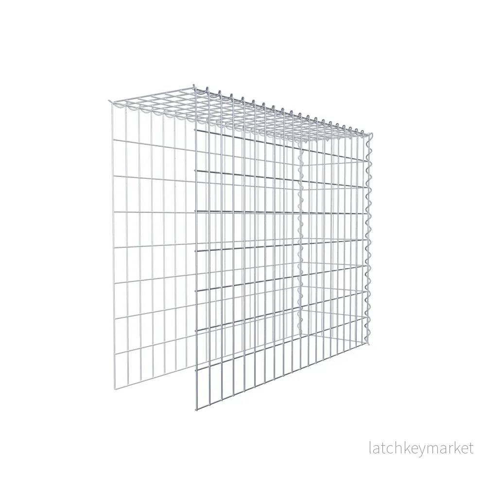 Påväxt gabion typ 4 100 cm x 80 cm x 30 cm (L x H x D), maskstorlek 5 cm x 10 cm, spiral - Bild 3