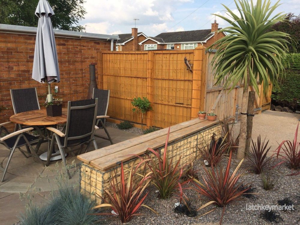Gabion 100 cm x 50 cm x 40 cm (L x H x D), maskstorlek 10 cm x 10 cm, spiral - Bild 3