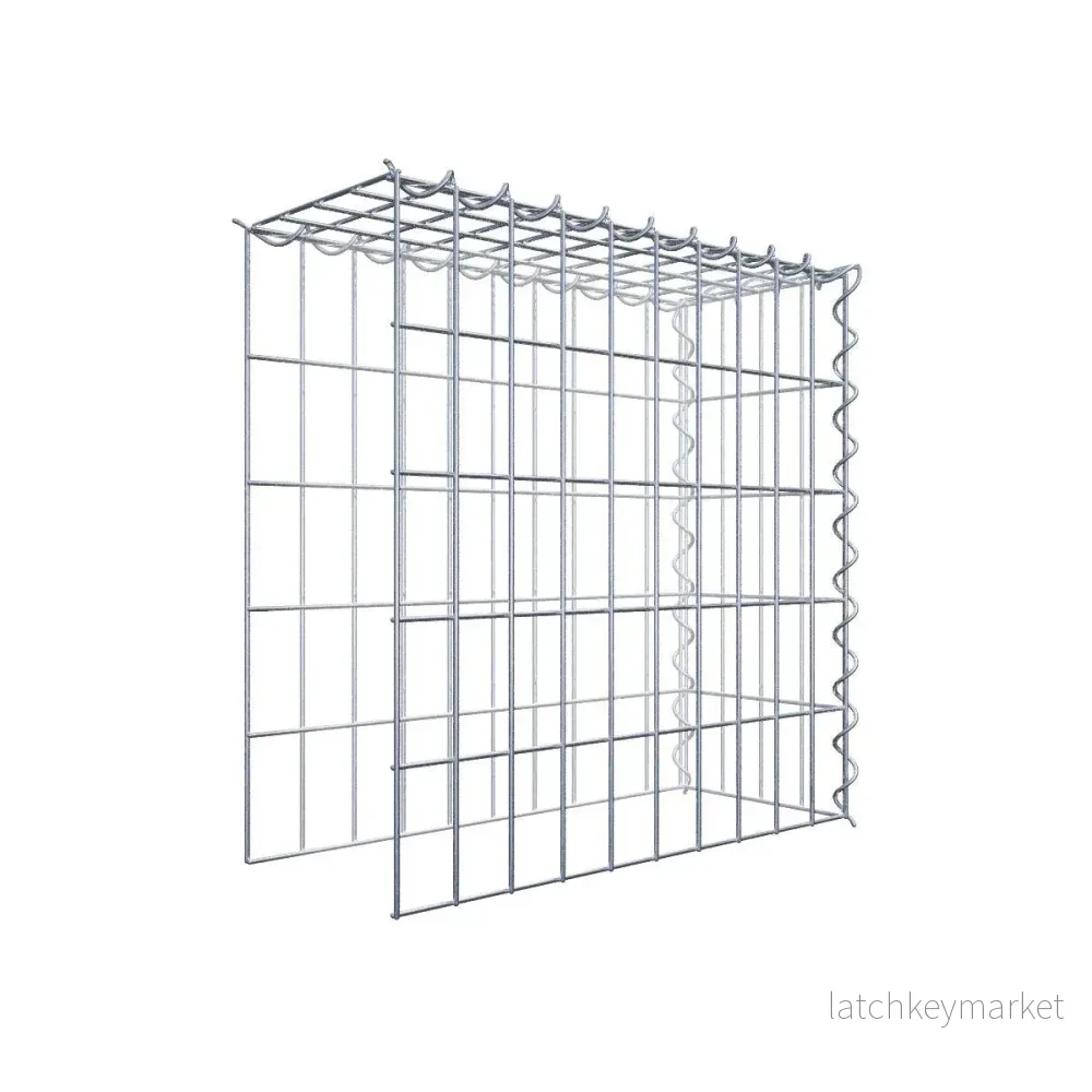 Påväxt gabion typ 4 50 cm x 50 cm x 20 cm (L x H x D), maskstorlek 5 cm x 10 cm, spiral Påväxt gabion typ 4 50 cm x 50 cm x 20 cm (L x H x D), maskstorlek 5 cm x 10 cm, spiral