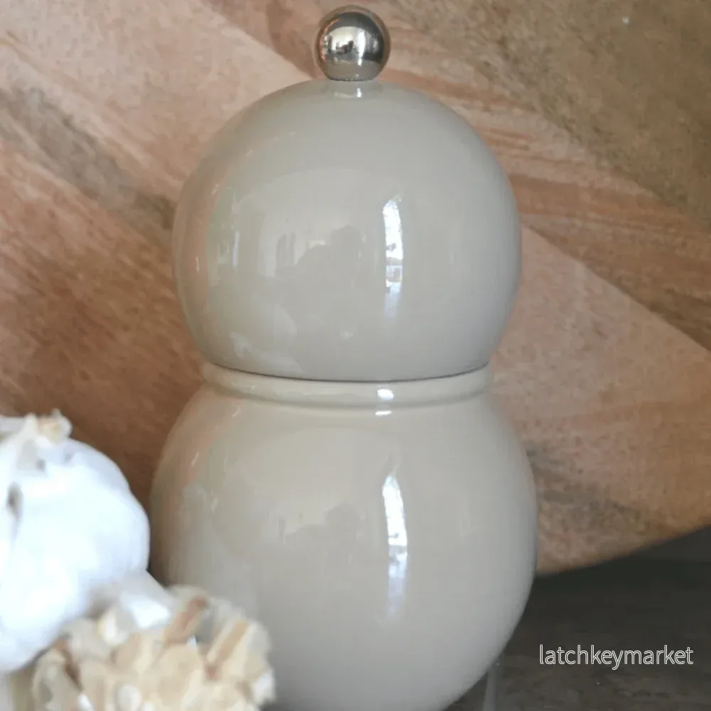 Small Bobbin Salt & Pepper Mill Beige - Bild 2