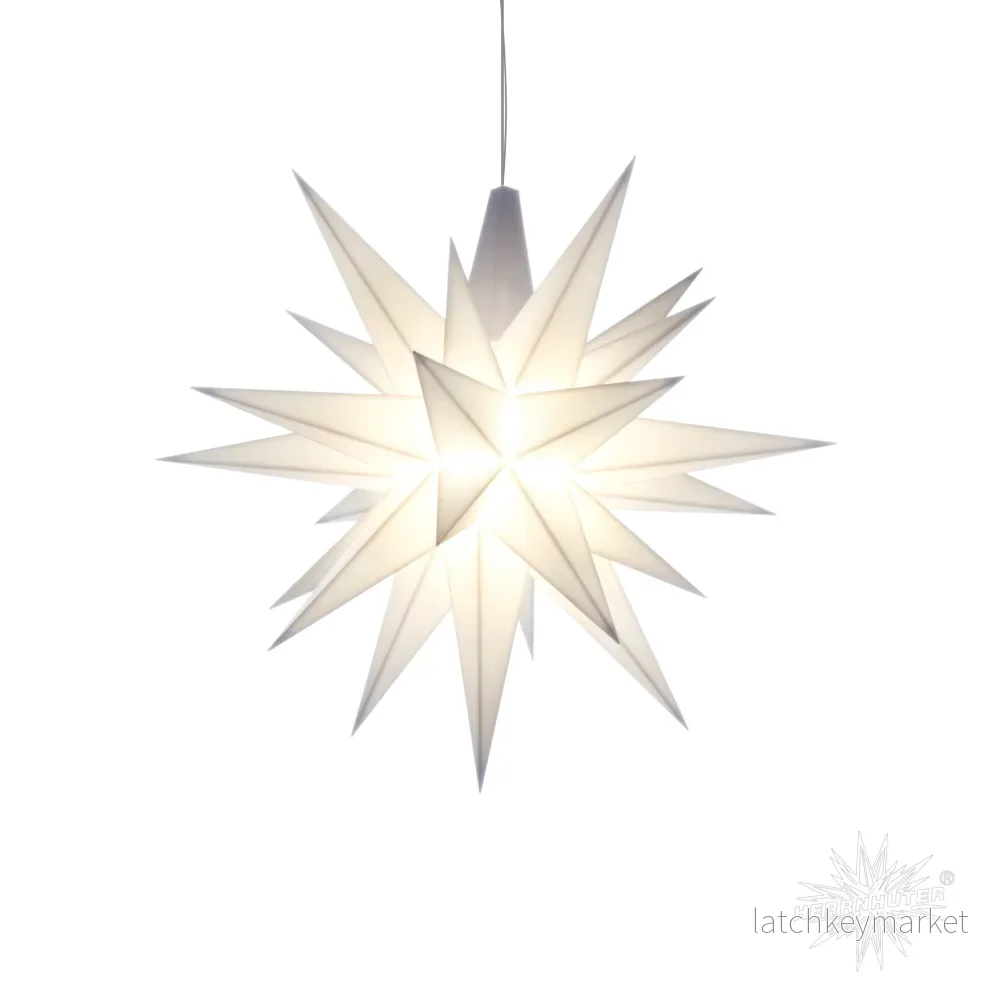 Liten adventsstjärna vit plast 13 cm Liten adventsstjärna vit plast 13 cm