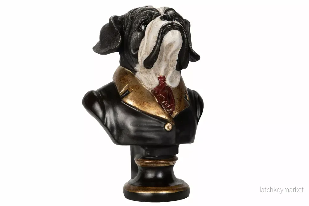 Dekoration Djur Byst Bulldog Mr Big Poly 37x27x52cm Dekoration Djur Byst Bulldog Mr Big Poly 37x27x52cm