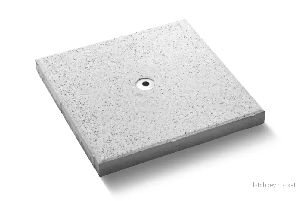 Belysningsplatta Vision Platina 400x400x40 Belysningsplatta Vision Platina 400x400x40