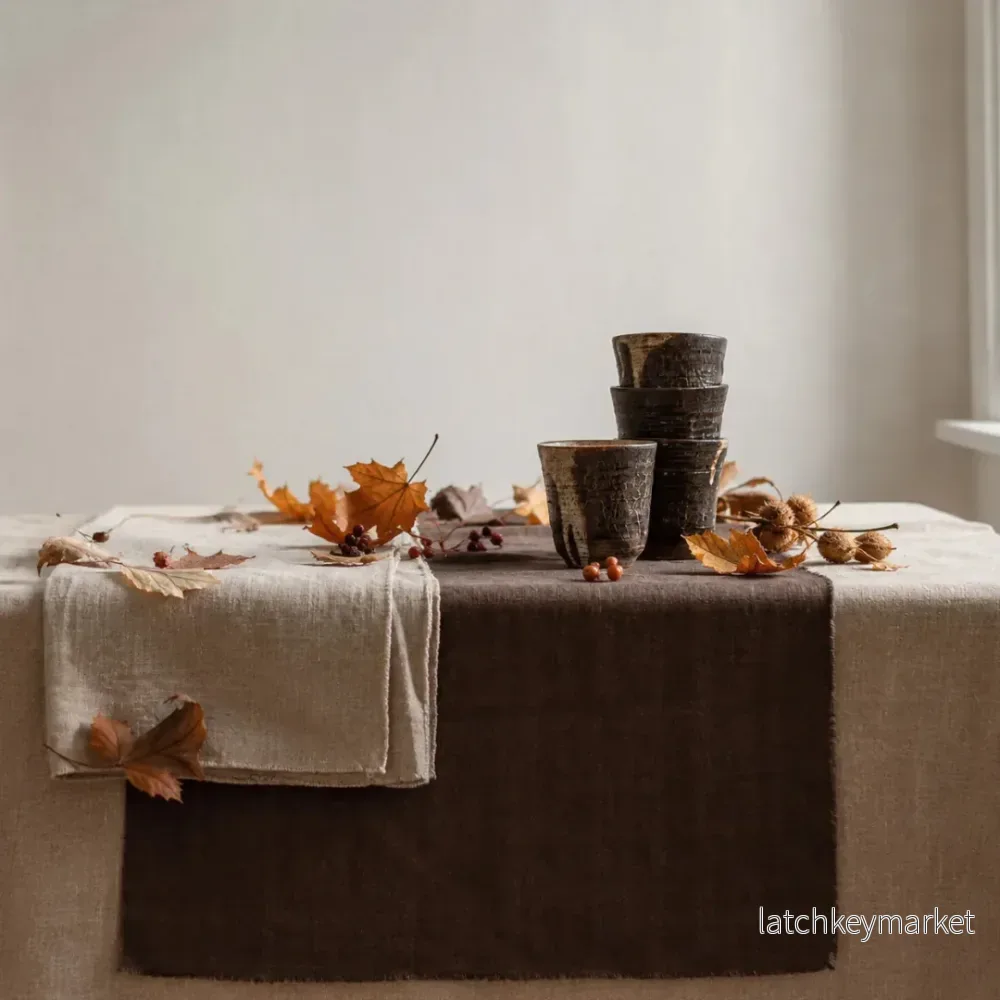 Löpare Boheme Mörk choklad - Axlings - Bild 3