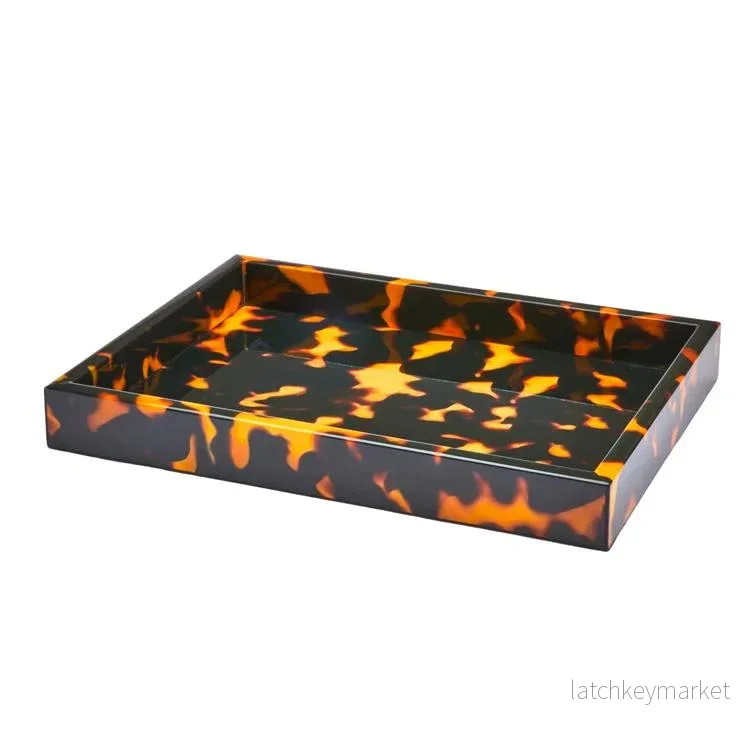 Faux Tortoiseshell Small Tray - Bild 2