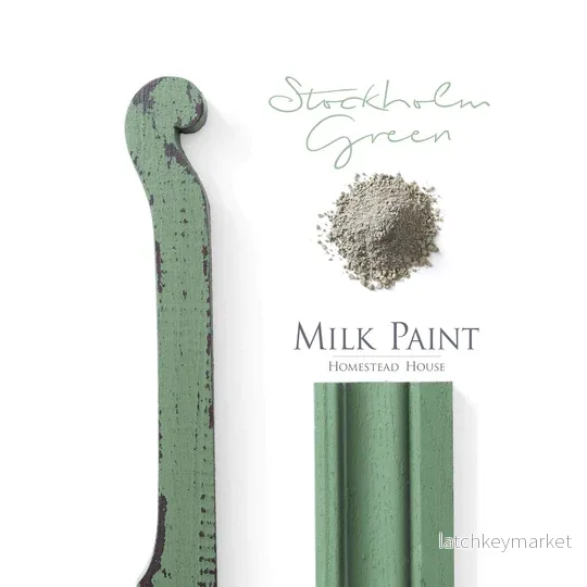Milk paint Stockholm Green - Homestead House