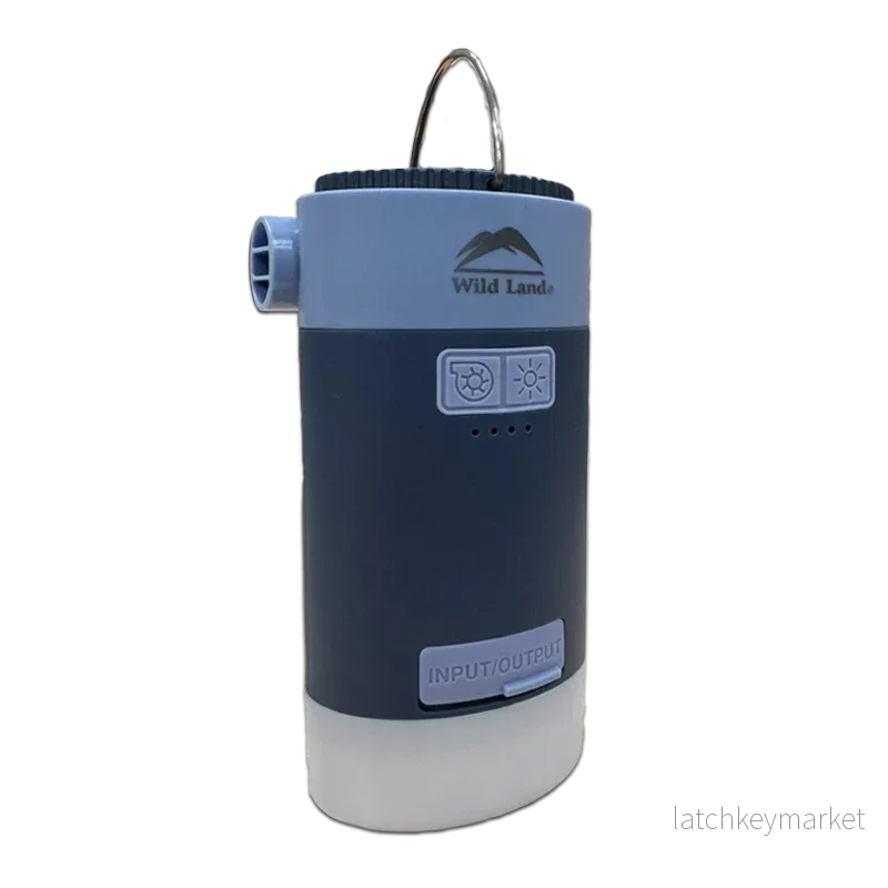 Quickpump, 3-i-1 luftpump, LED-lampa, powerbank