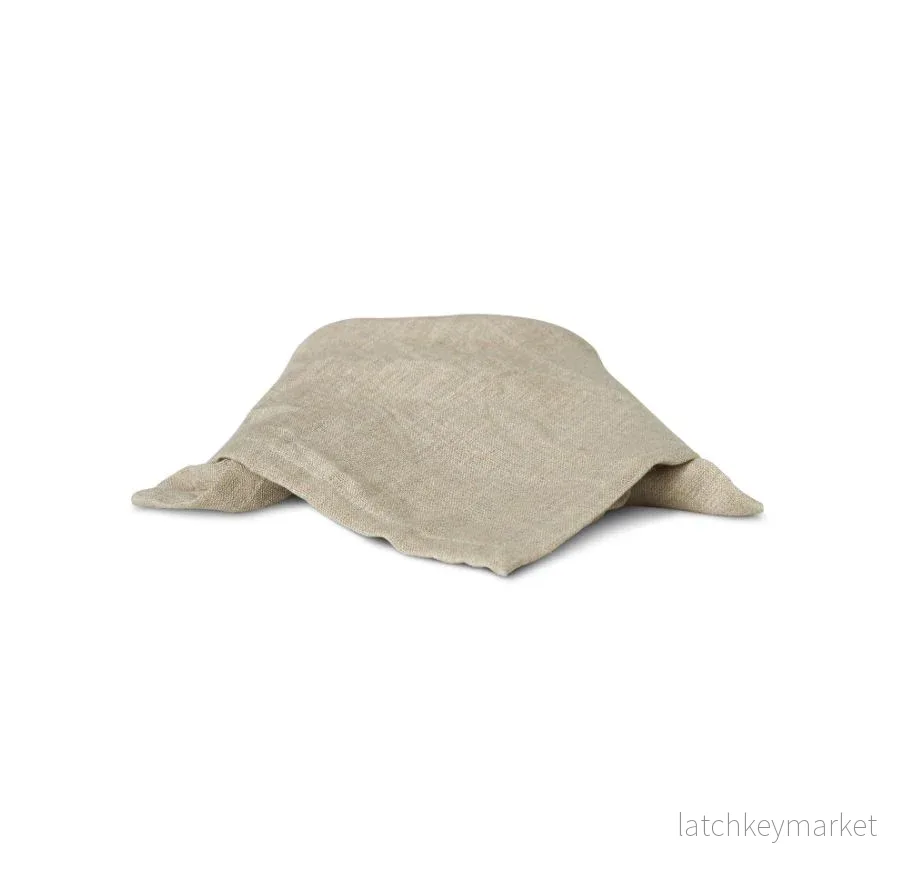 Linne 4-pack Servett Beige - Bild 2