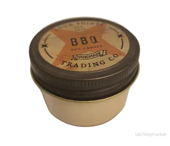 Handgjort doftljus med BBQ doft – Nytt