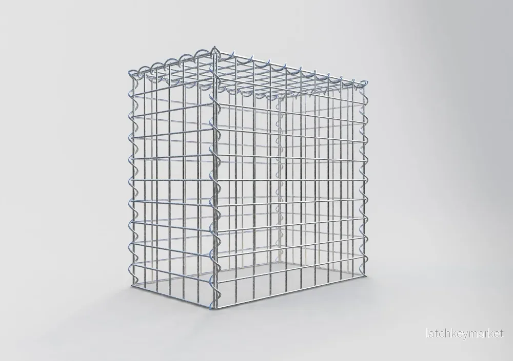 Extra gabion typ 3 50 cm x 50 cm x 30 cm (L x H x D), maskstorlek 5 cm x 5 cm, spiral - Bild 2