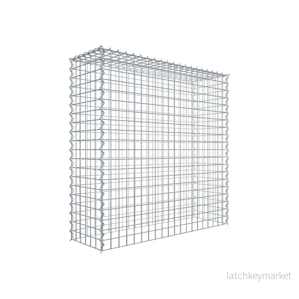 Extra gabion typ 3 100 cm x 100 cm x 30 cm (L x H x D), maskstorlek 5 cm x 5 cm, spiral Extra gabion typ 3 100 cm x 100 cm x 30 cm (L x H x D), maskstorlek 5 cm x 5 cm, spiral