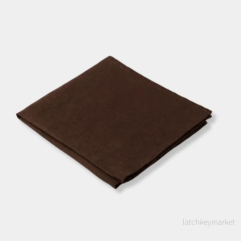 Linneservett Boheme Mörk choklad – Axlings