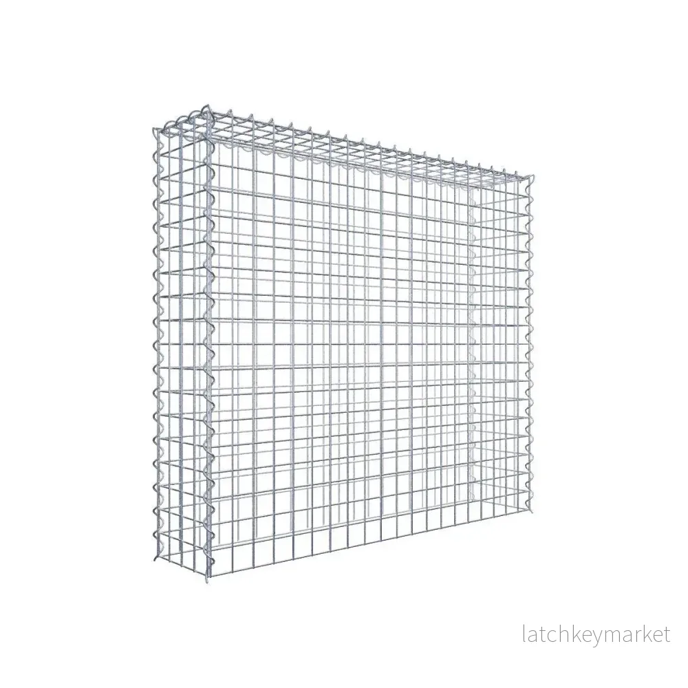 Extra gabion typ 3 100 cm x 90 cm x 20 cm (L x H x D), maskstorlek 5 cm x 5 cm, spiral Extra gabion typ 3 100 cm x 90 cm x 20 cm (L x H x D), maskstorlek 5 cm x 5 cm, spiral