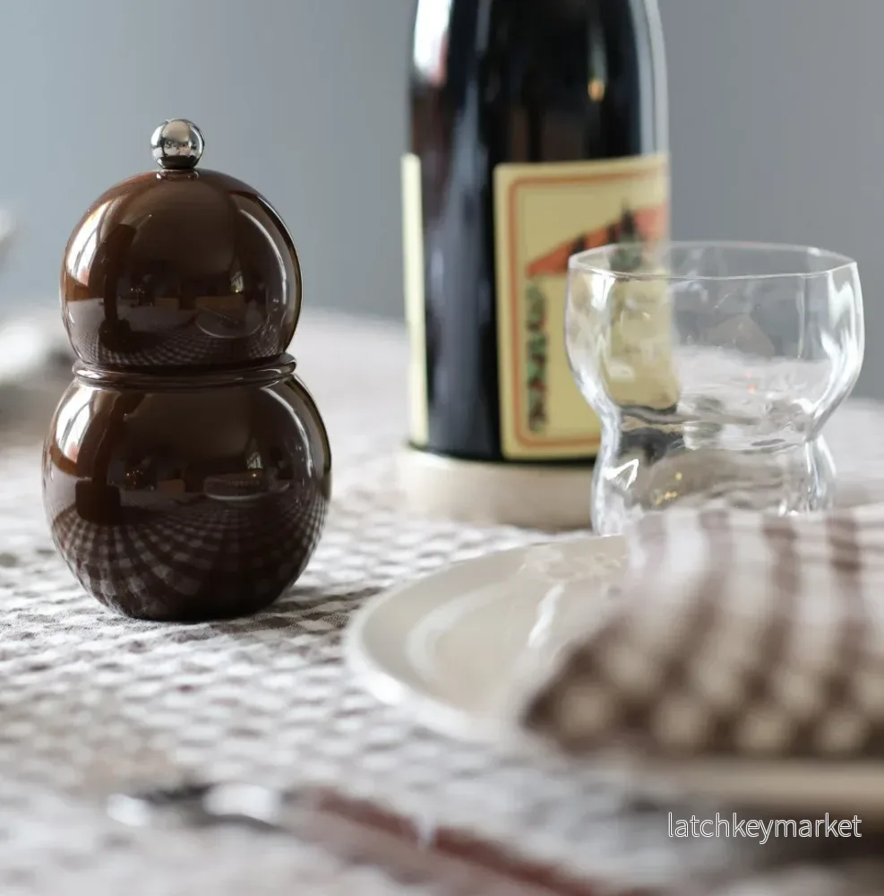 Small Bobbin Salt & Pepper Mill Chocolate - Bild 2