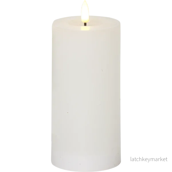 Batteridrivet LED Blockljus Flamme Flow Vit 17,5 cm - Bild 2