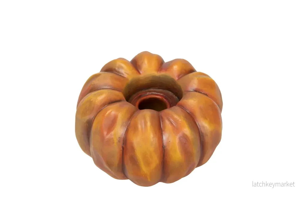 Ljusstake/ lykta Pumpa 2-pack Orange - Bild 2