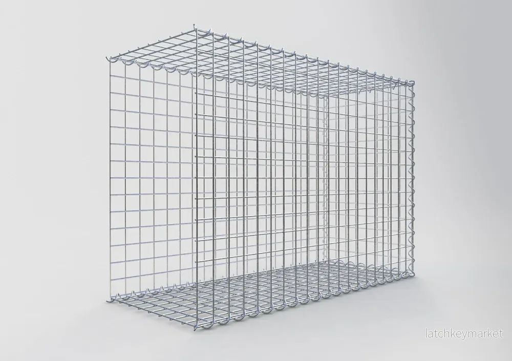 Extra gabion typ 2 100 cm x 70 cm x 40 cm (L x H x D), maskstorlek 5 cm x 5 cm, spiral - Bild 2