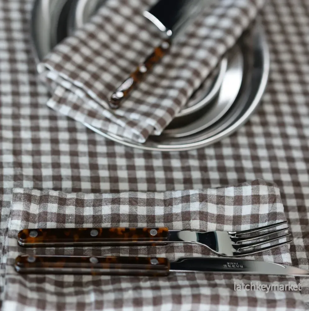 Sabre Paris Cutlery Set 24 pcs Faux Tortoise - Bild 3