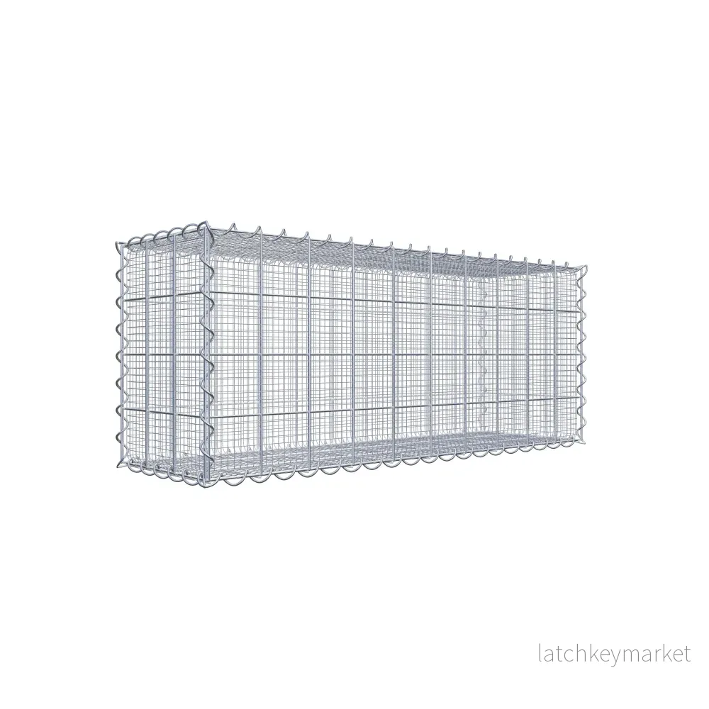 Sandgabion 100 cm x 40 cm x 30 cm (L x H x D), maskstorlek 10 cm x 10 cm, spiral Sandgabion 100 cm x 40 cm x 30 cm (L x H x D), maskstorlek 10 cm x 10 cm, spiral
