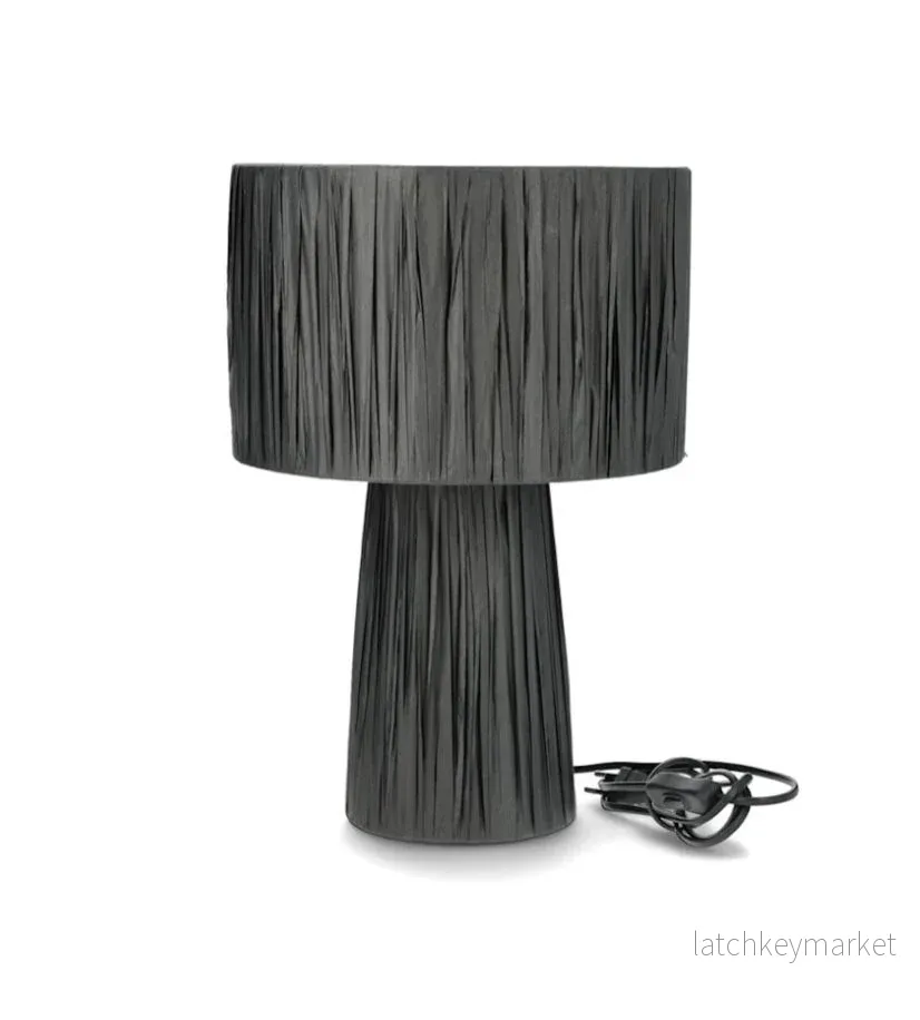 Bordslampa Katie Svart 38 cm