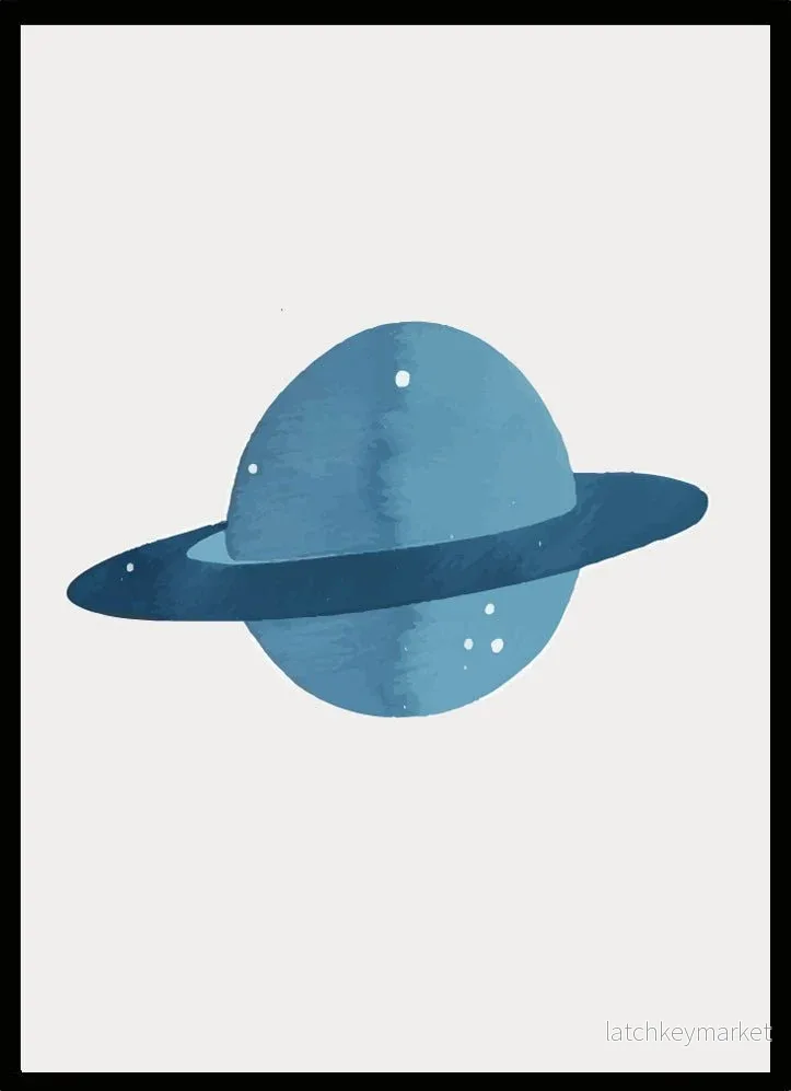 Barntavla – Space Planet Barntavla – Space Planet
