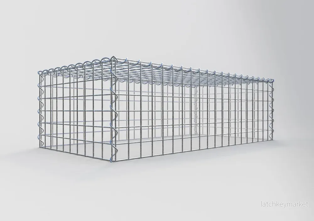 Extra gabion typ 3 100 cm x 30 cm x 50 cm (L x H x D), maskstorlek 5 cm x 5 cm, spiral - Bild 2