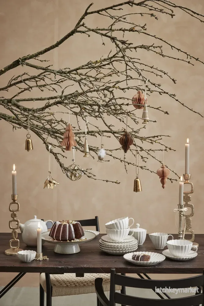 Amera kakfat H9 Ø32,5 cm. beige - Bild 2