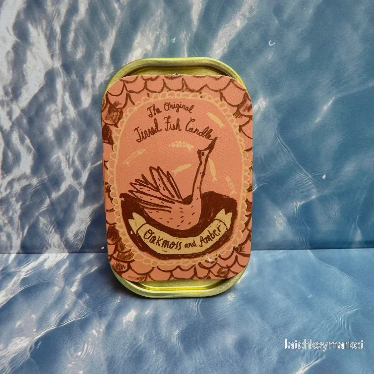 Tinned Fish Candle - Oakmoss & Amber Soy Wax - Bild 2