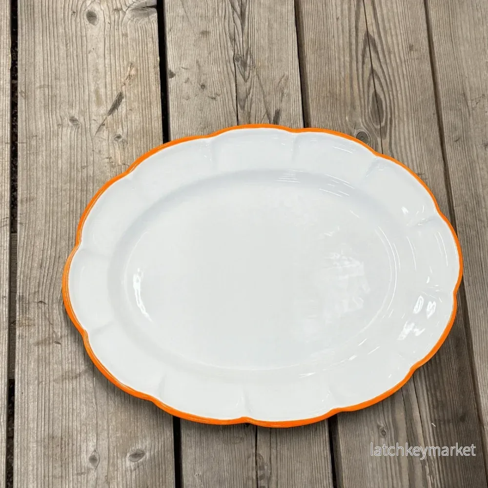 Oval Tray Orange Line - Bild 2