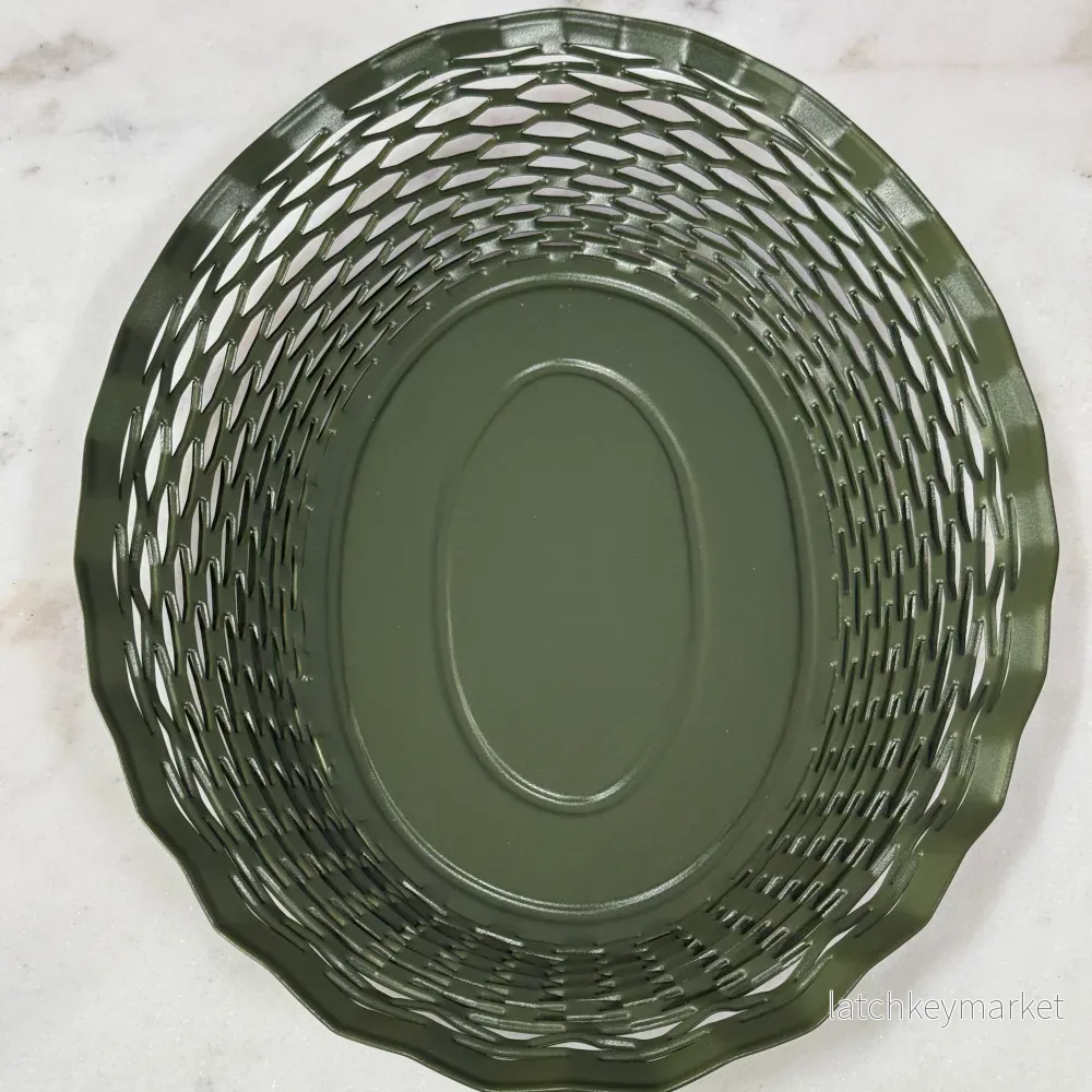 Bread Basket Large Olive Green