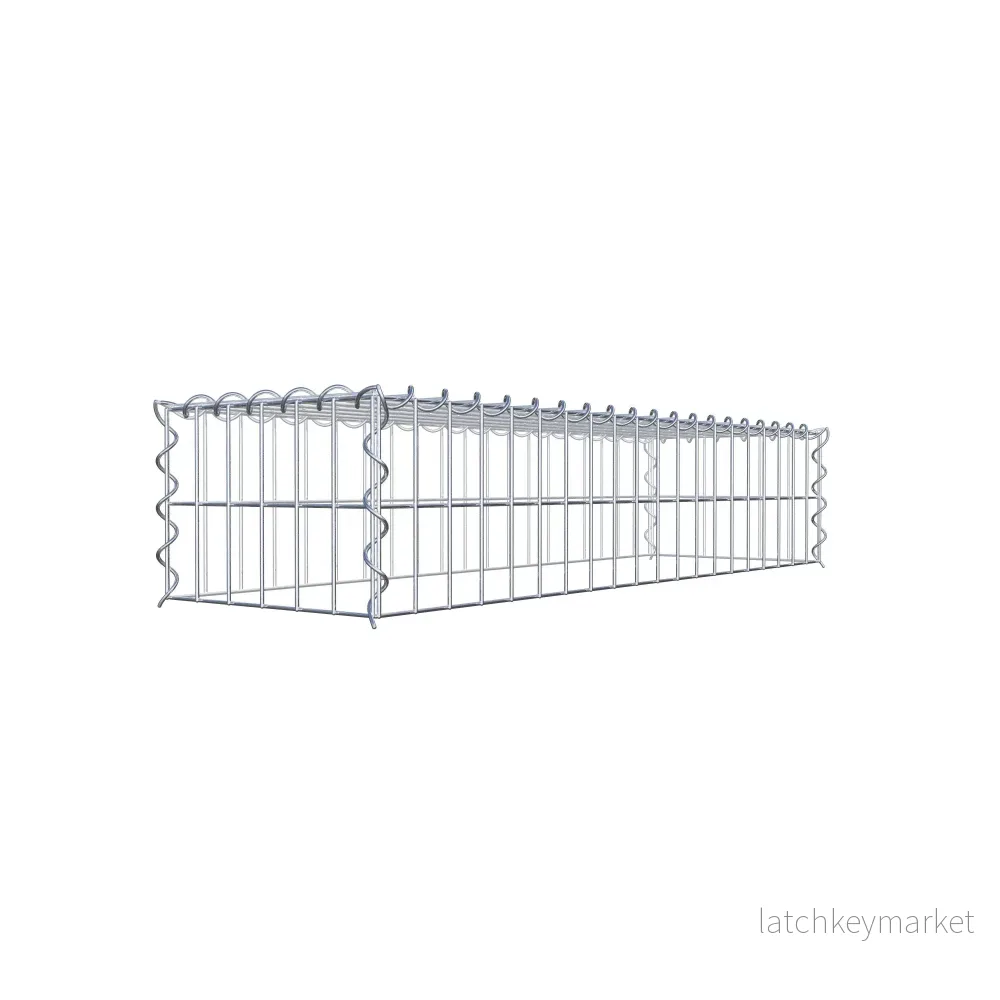 Extra gabion typ 3 100 cm x 20 cm x 30 cm (L x H x D), maskstorlek 5 cm x 10 cm, spiral - Bild 3