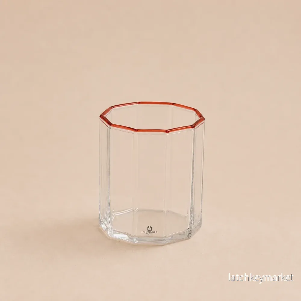 Octave Water Glass Red