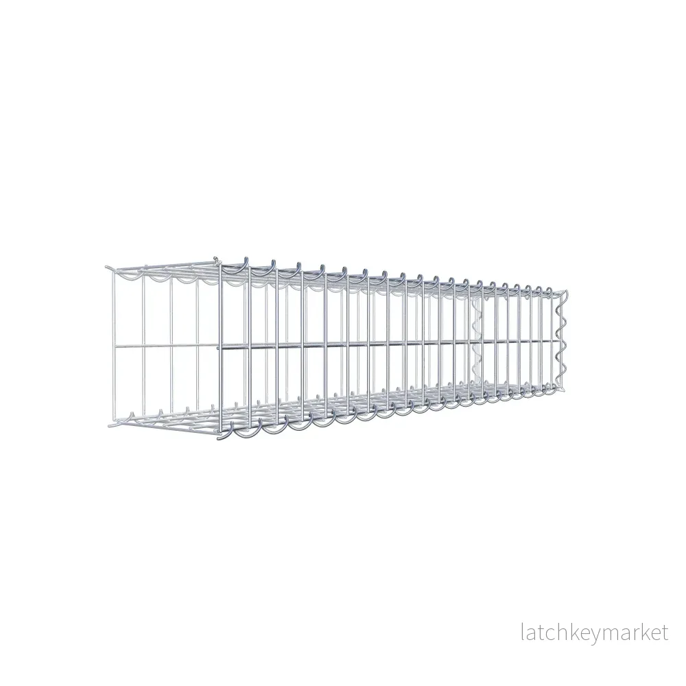 Extra gabion typ 2 100 cm x 20 cm x 20 cm (L x H x D), maskstorlek 5 cm x 10 cm, spiral - Bild 3